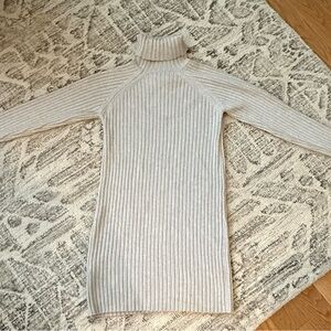Aritzia Wilfred Free Bianca Ribbed Turtleneck Sweater Dress - XS - NWT